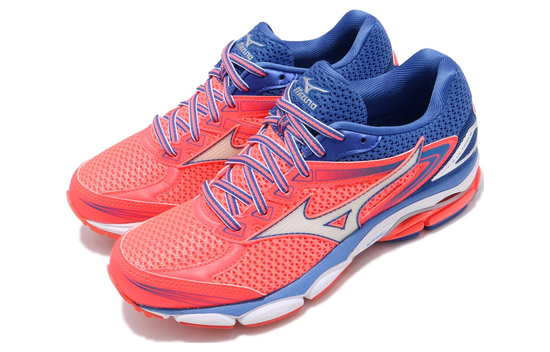 Mizuno Wave Ultima 8 Low Tops Wear-resistant Orange Blue J1GD160902
