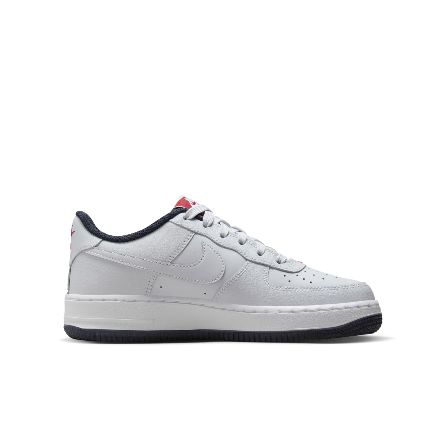 (GS) Nike Air Force 1 LV8 4 'Pure Platinum University Red' FQ4118-001