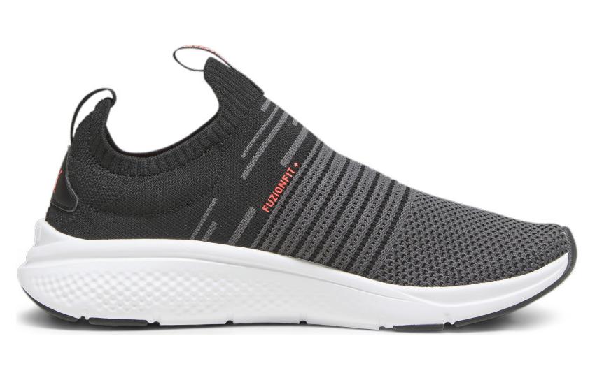 PUMA Softride Pro Echo Slip-On 'Black Grey Fire Orch' 378691-01