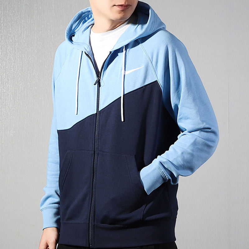 Nike AS Nike Sportswear Swoosh Hoodie FZ FT Men Blue Sky blue BV5300-451