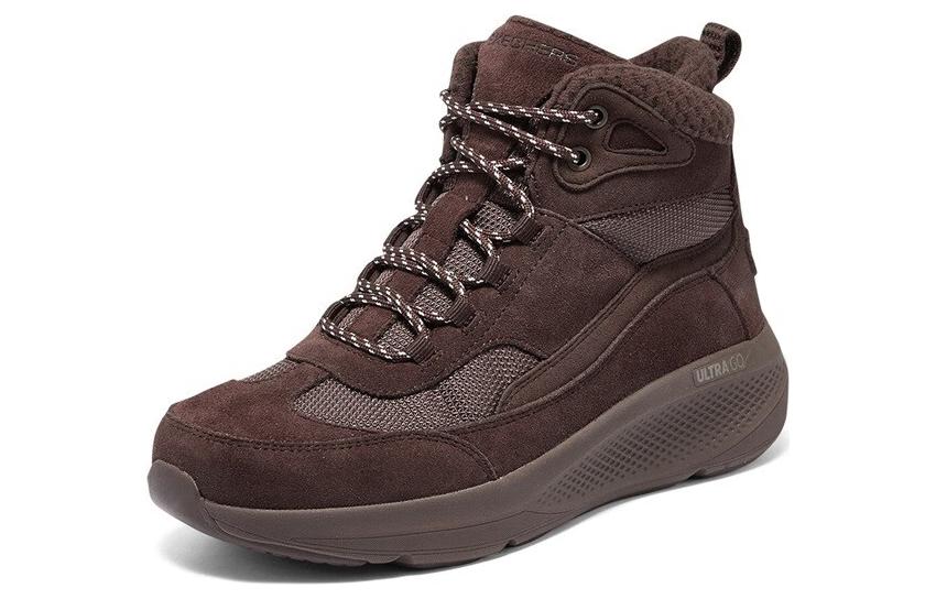 (WMNS) Skechers Athletic Casual Boots 'Dark Brown' 144523-RUST