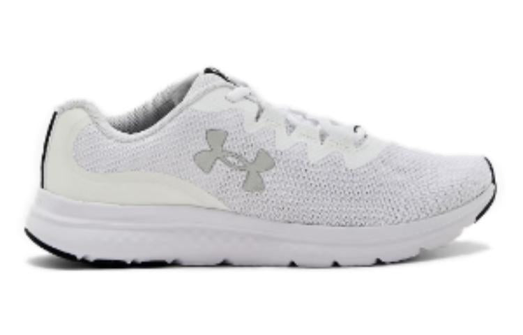 (WMNS) Under Armour Charged Impulse 3 Shoes 'White Metallic Silver' 3026686-100