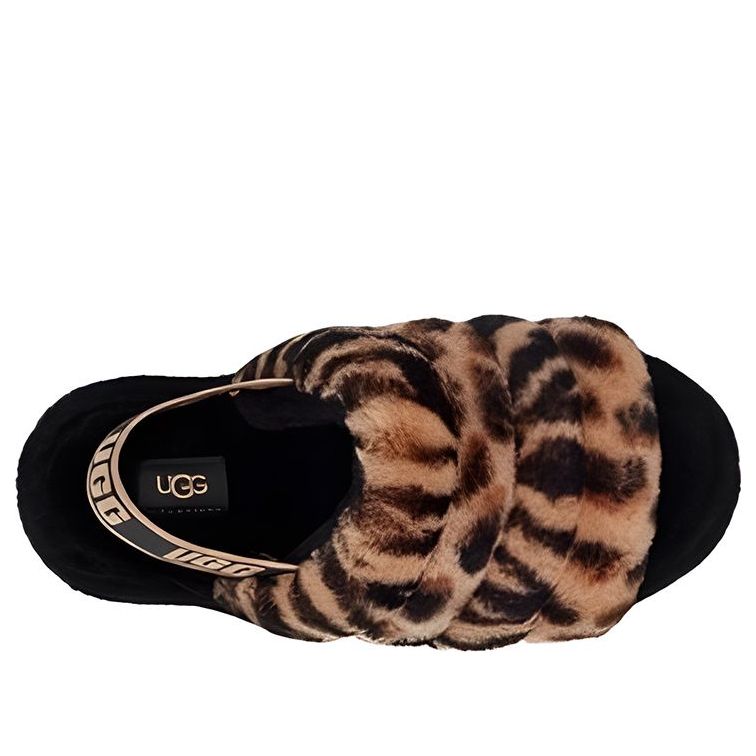 (WMNS) UGG Fluff Yeah 'Brown Leopard' 1125008-LBTT