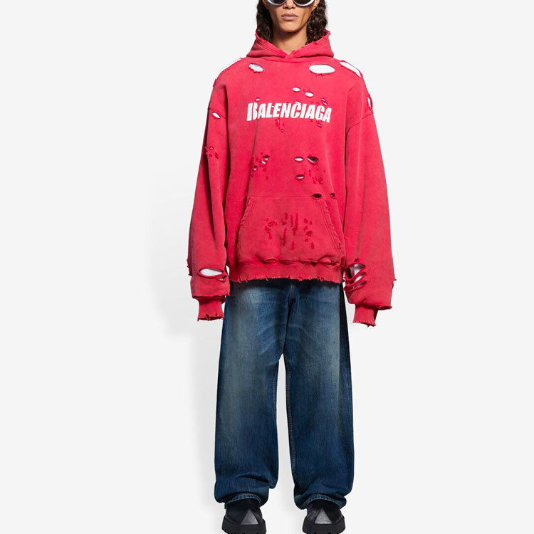 Balenciaga SS21 'S OTHER MATERIALS SWEATSHIRT Red 659403TKVB66295