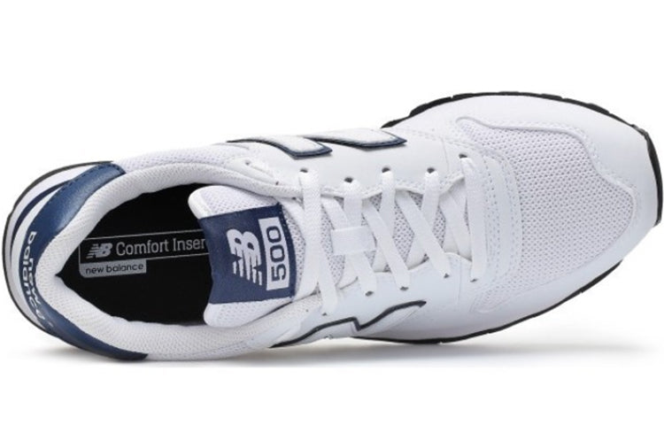 New Balance 500 Series White D Wide GM500WMT
