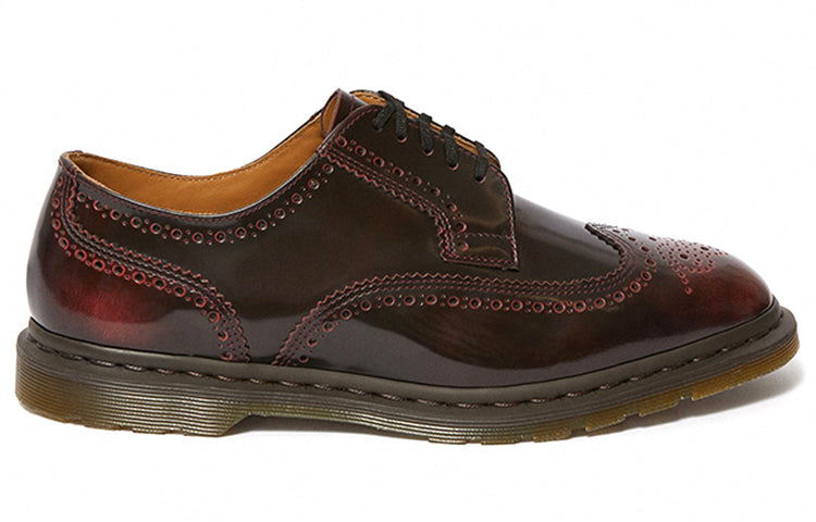 Dr. Martens Kelvin II Arcadia Leather Brogue Shoes 'Cherry Red' 25027600