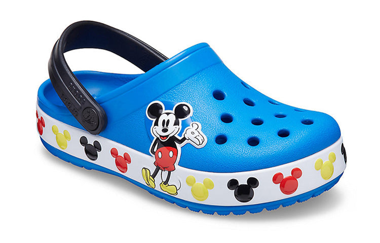 (PS) Crocs Disney Mickey Outdoor Flat Heel Sports Blue Sandals 206307-4JL