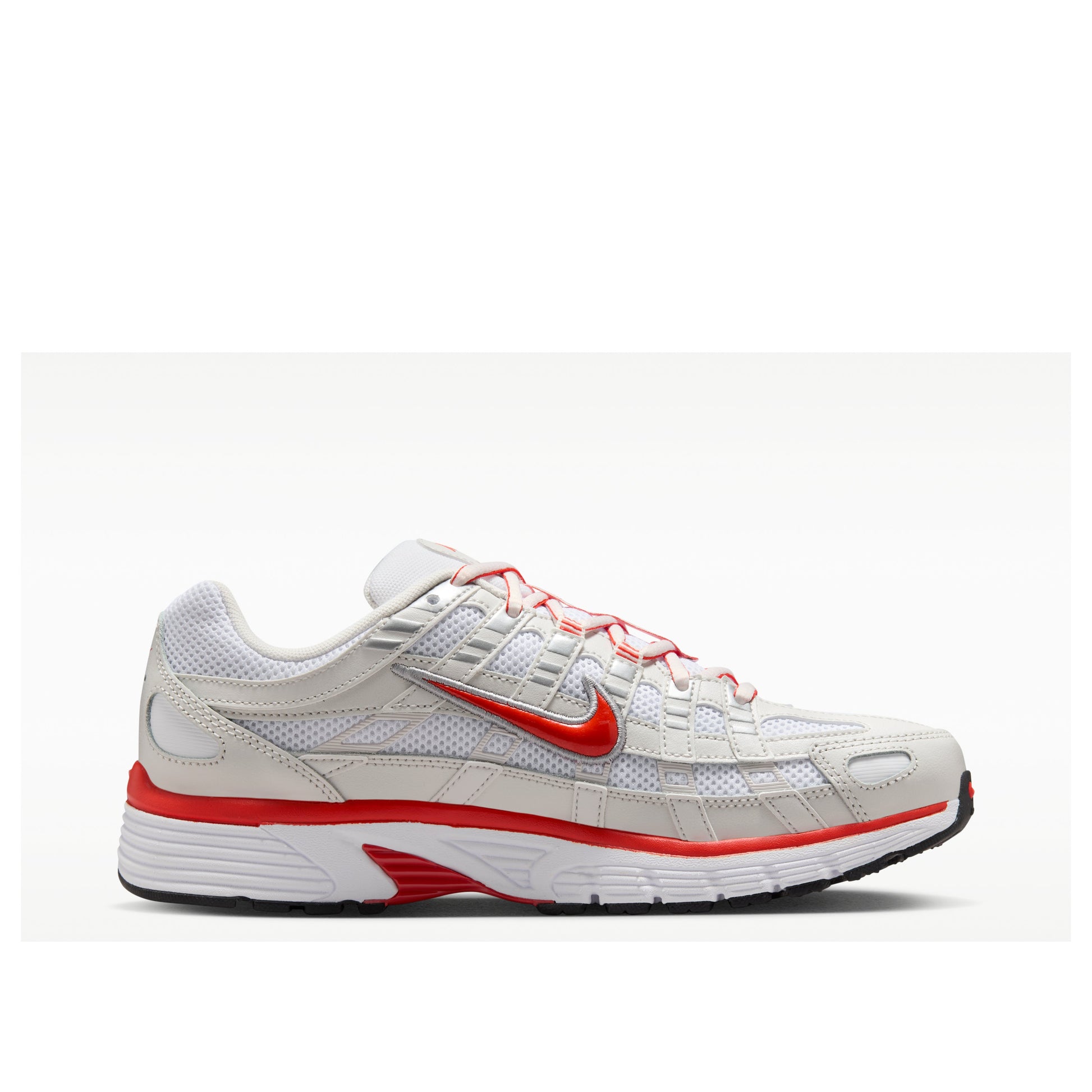 (WMNS) Nike P-6000 'White Platinum Tint Picante Red' BV1021-107