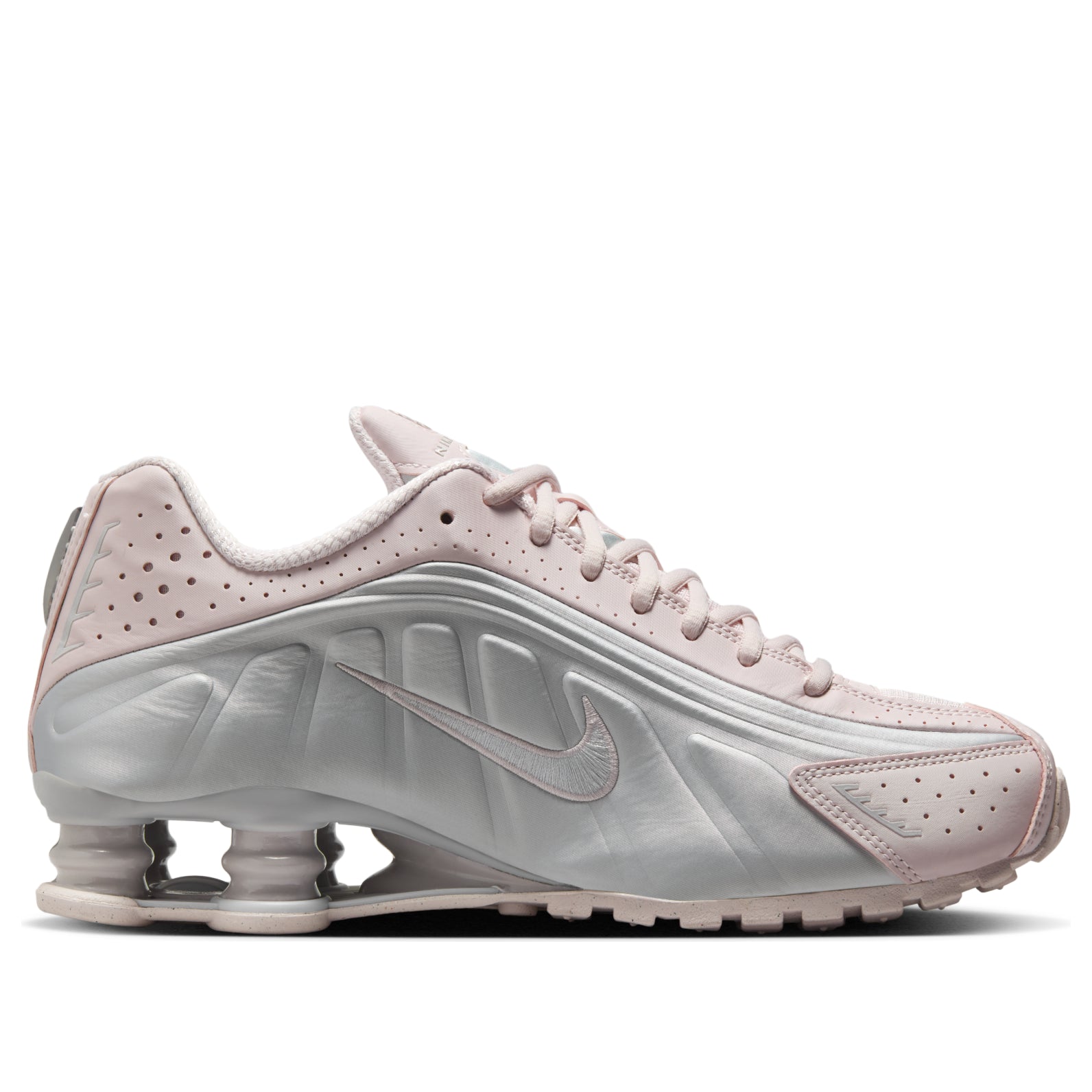 (WMNS) Nike Shox R4 'Barely Rose Metallic Platinum' AR3565-600