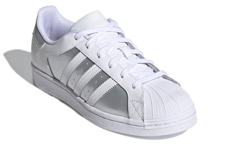 (WMNS) adidas Superstar 'White Silver Metallic' FX6048
