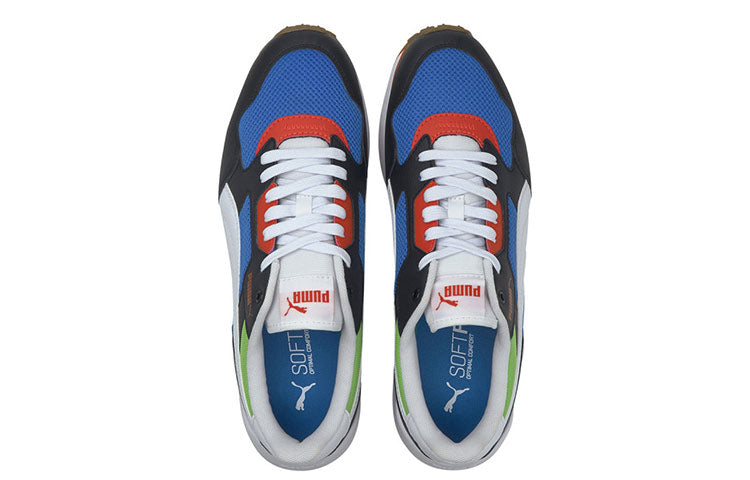 PUMA R78 Futr Low-Top Running Shoes Black/White/Blue 374895-13