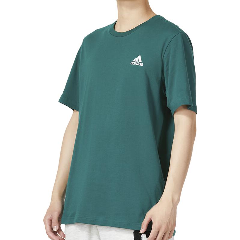 adidas Essentials Single Jersey Embroidered Small Logo T-Shirt 'Green' IJ6111