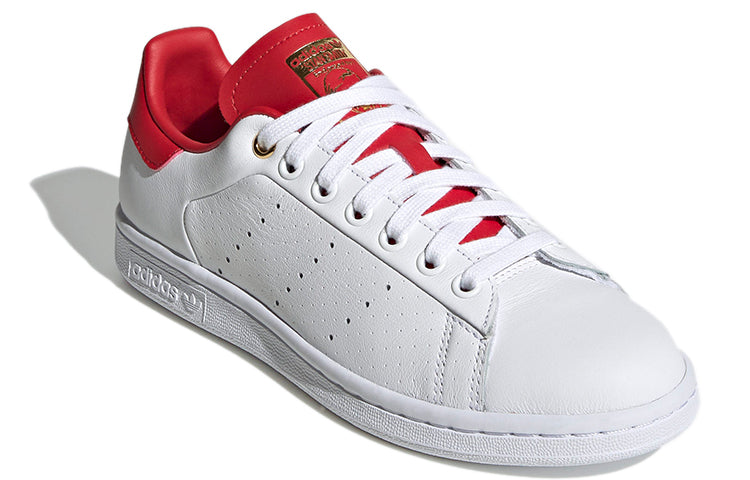 (WMNS) adidas Stan Smith 'White Scarlet' FU9631