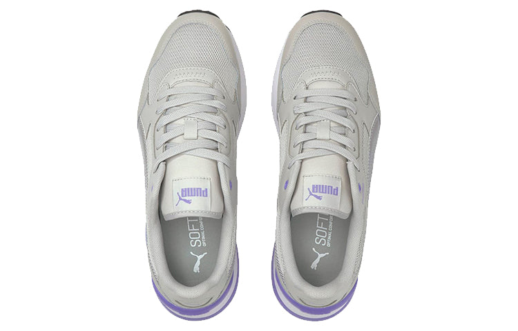 (WMNS) PUMA R78 Future Sports Running Shoes White/Purple 375466-02
