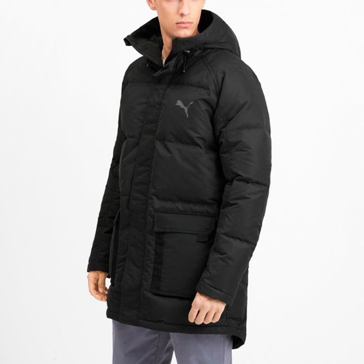 PUMA Logo Down Jacket 'Black' 580874-01
