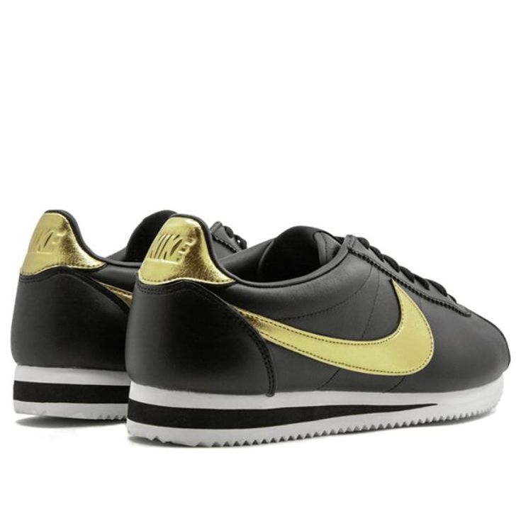 Nike Classic Cortez Premium 'Black Metallic Gold' 902801-002