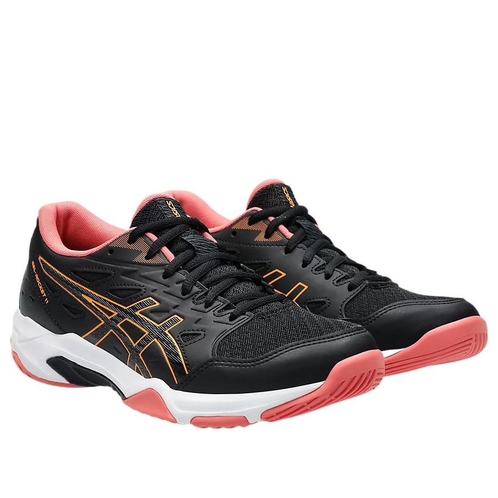 (WMNS) ASICS Gel-Rocket 11 'Black Orange Pop' 1072A093-004