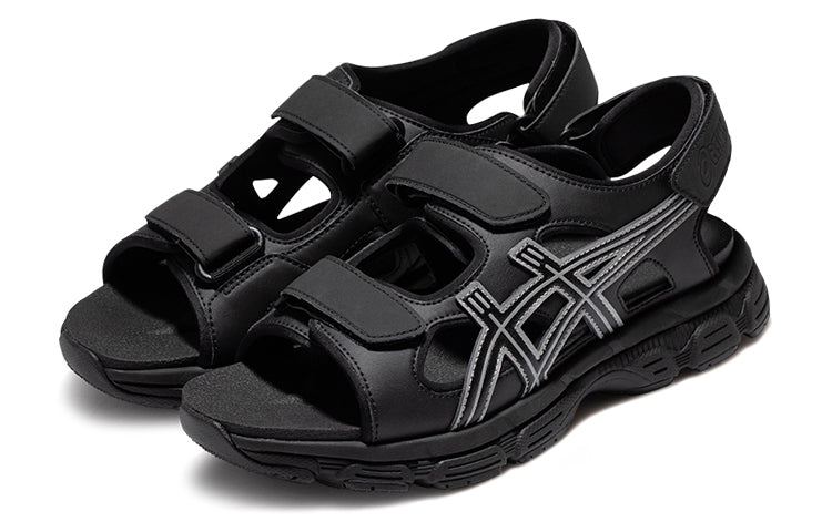 ASICS Kahana Sd Outdoor Sports Unisex Sandals 'Black Silver' 1203A130-002