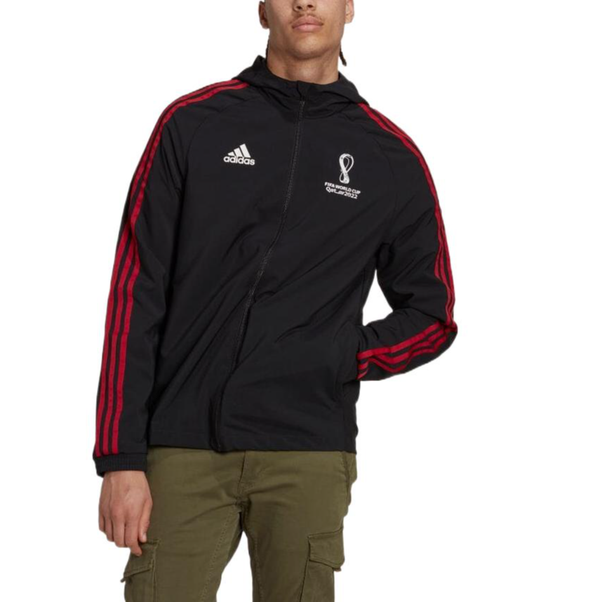 adidas Fifa World Cup 2022 Official Emblem Woven Jacket 'Black' HC3450