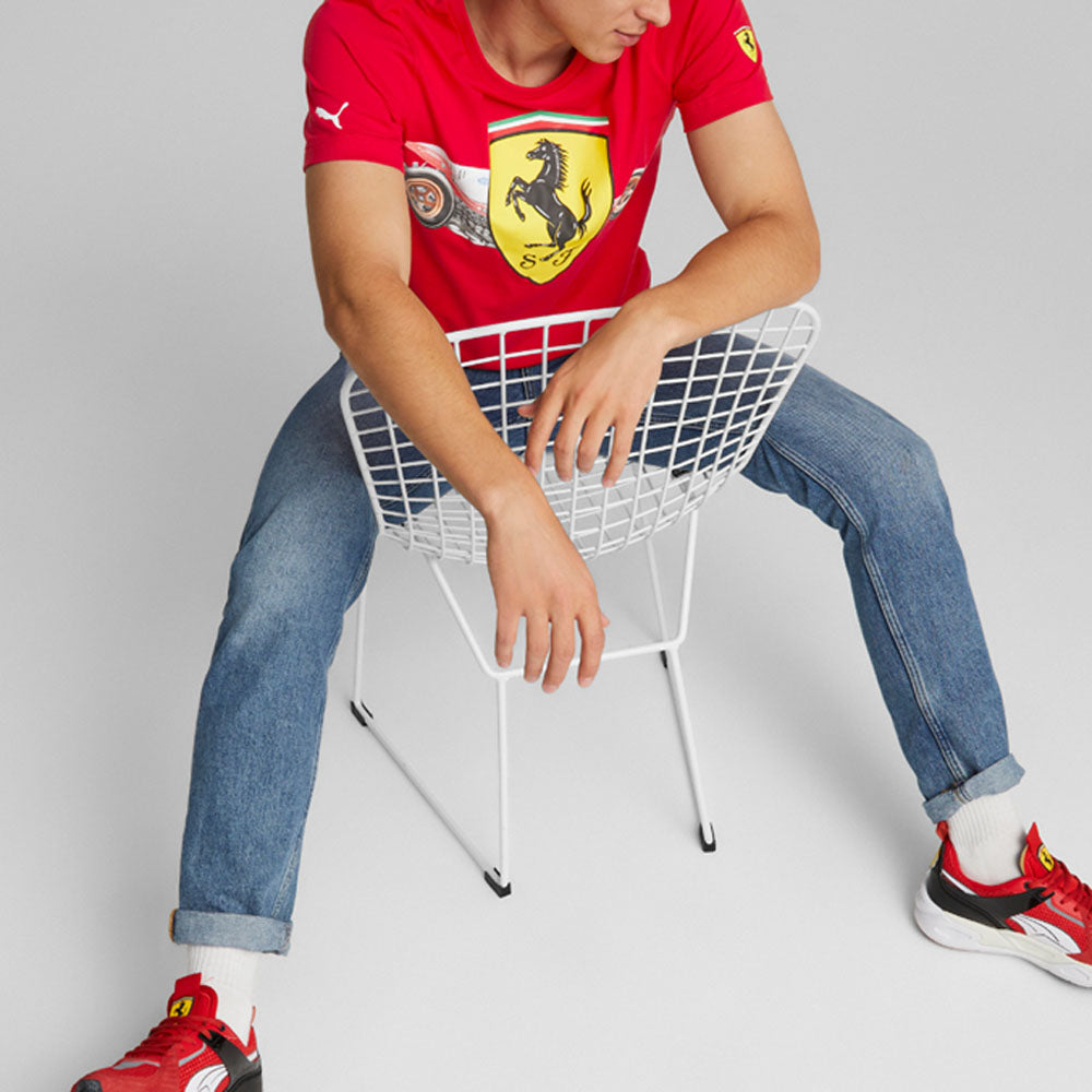 PUMA Scuderia Ferrari Shield Tee 'Red' 535851-02