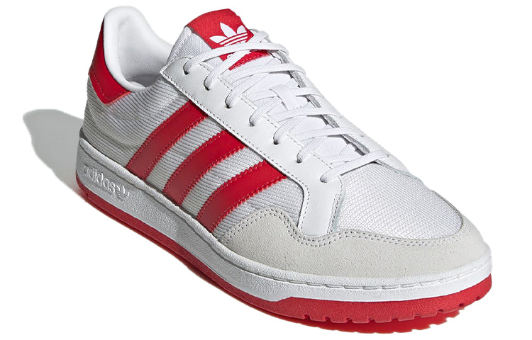 adidas originals Team Court Shoes White/Red FY5369