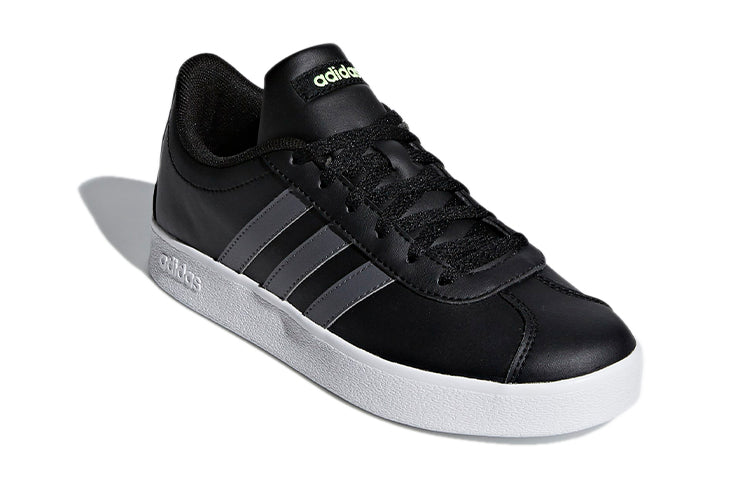 (PS) adidas VL Court 2.0 K 'Black White Grey' F36381