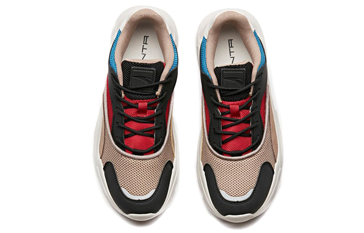 (WMNS) ANTA Lifestyle Retro 'Grey Red' 12848883-6