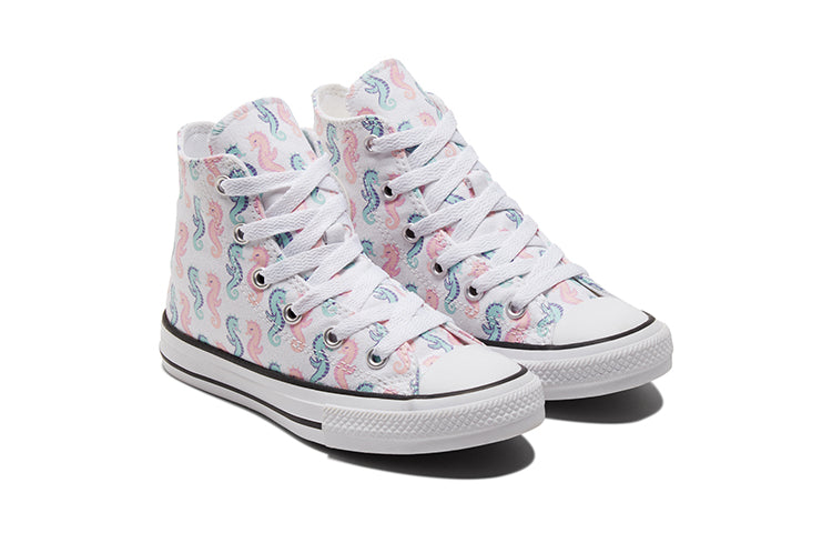 Converse Chuck Taylor All Star Sneakers K White/Blue/Pink 372871C