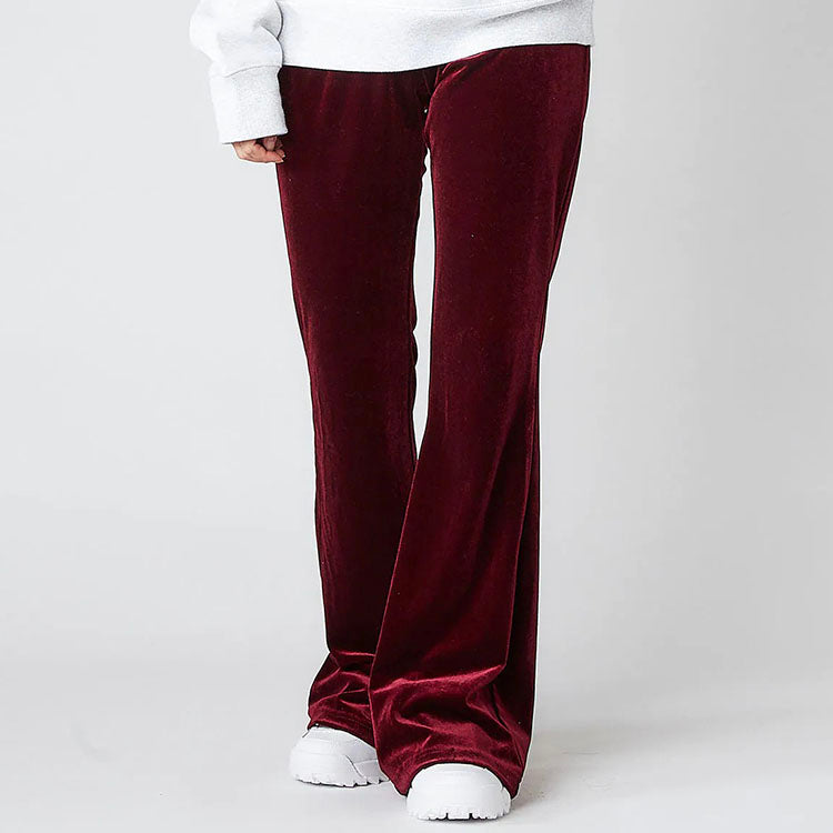 (WMNS) FILA Solid Color Casual Red Long Pants/Trousers FL3552-40