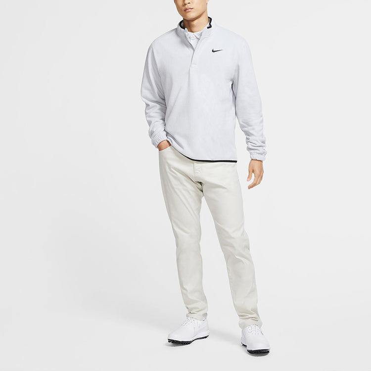 Nike Therma Victory Half Zipper Stand Collar Stay Warm Golf Casual Sports Space Gray CT1385-042