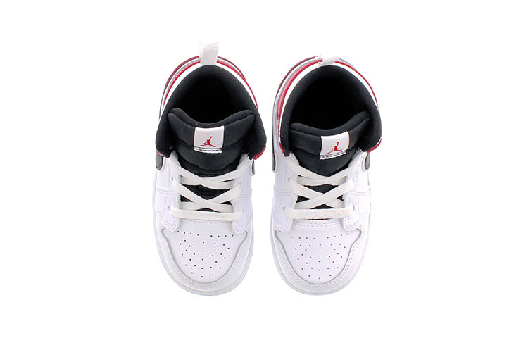 (TD) Air Jordan 1 Mid 'White Gym Red' 640735-116