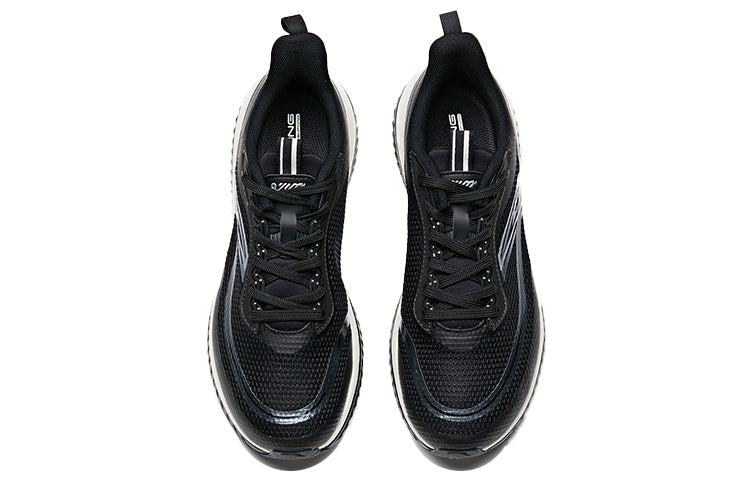 (WMNS) ANTA Elastic Low 'Black White' 122015501-1