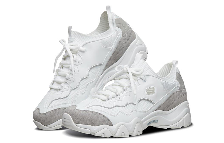Skechers D'Lites 2.0 'White Gray' 999233-WHT