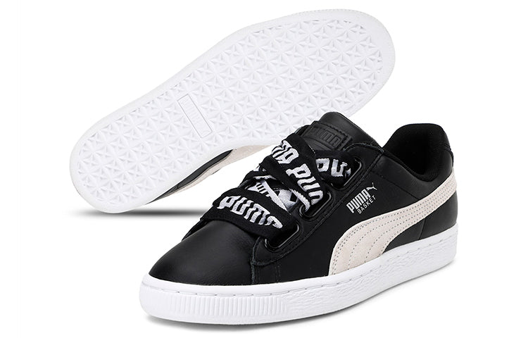 (WMNS) PUMA Basket Heart De Black 364082-01