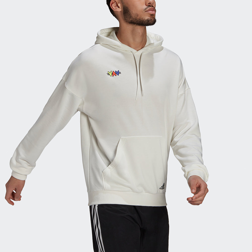 Men's adidas Printing Sports Loose White H61132