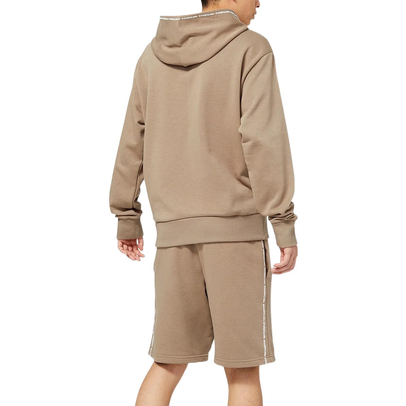 New Balance Essentials Fleece Hoodie Asia Sizing 'Khaki' MT23516-MS