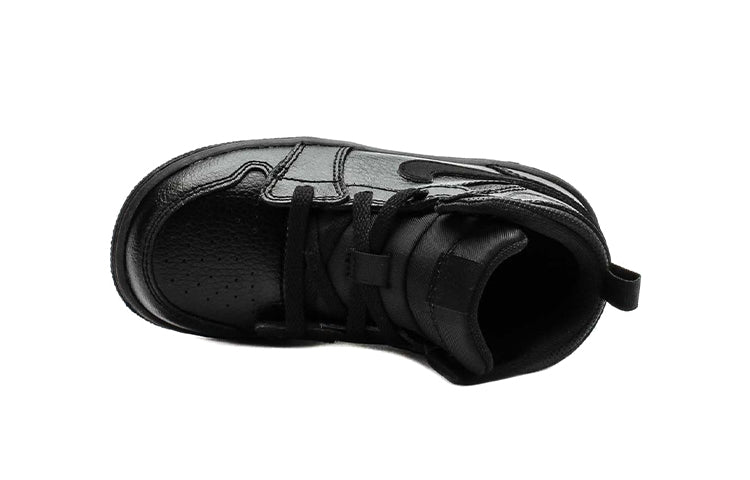 (TD) Air Jordan 1 Mid 'Black' 640735-030
