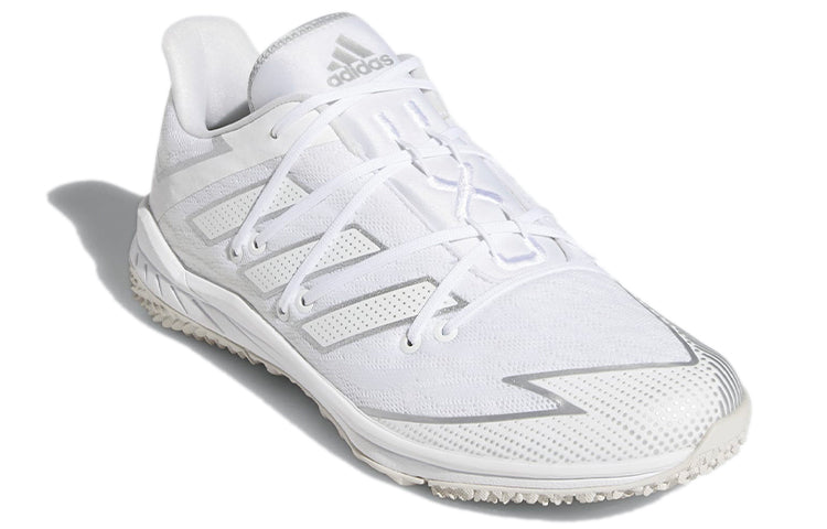 adidas Adizero Afterburner Turf 'White Silver Metallic' FV9416