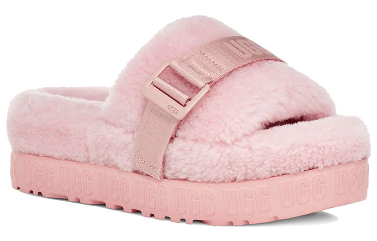 (WMNS) UGG Fluffita Thick Sole Pink Slippers 1113475-PCD