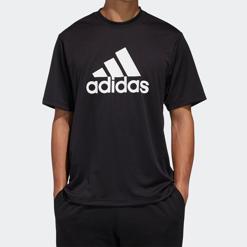 adidas Training Casual Sports Short Sleeve Black FM5369