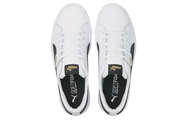PUMA Ever Fs Denim Casual Skateboarding Shoes Unisex White Black 387279-02