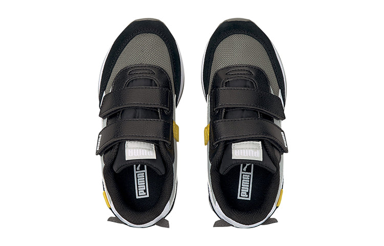 (PS) PUMA Future Rider Animals Running Shoes Black/White 368741-01