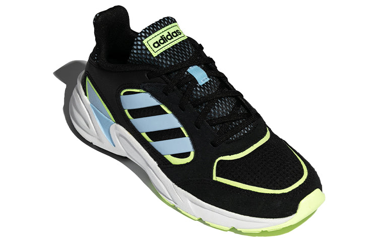 (WMNS) adidas neo 90s Valasion Black/Blue/Green FU9403