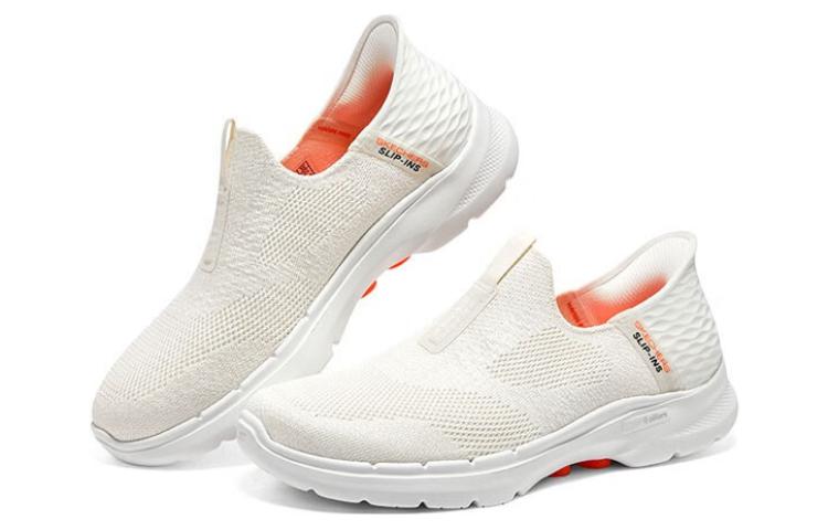 (WMNS) Skechers Go Walk 6 Slip In Fabulous View 'Off White' 124569-OFWT