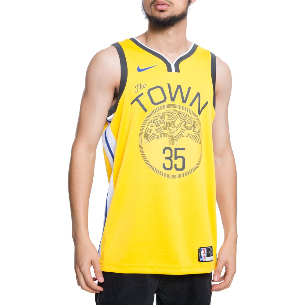 Nike NBA limited Jersey SW Fan Edition Golden State Warriors Durant Yellow BQ1159-729