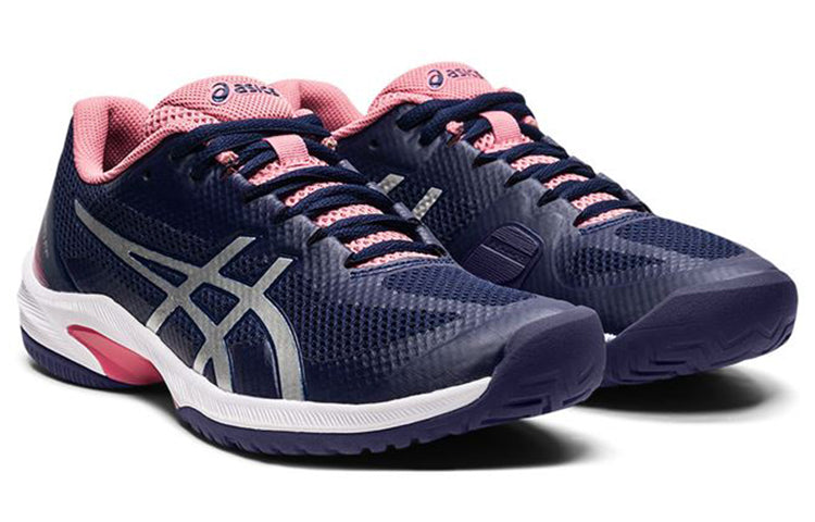 (WMNS) ASICS Court Speed FF 'Peacoat Pure Silver' 1042A080-403