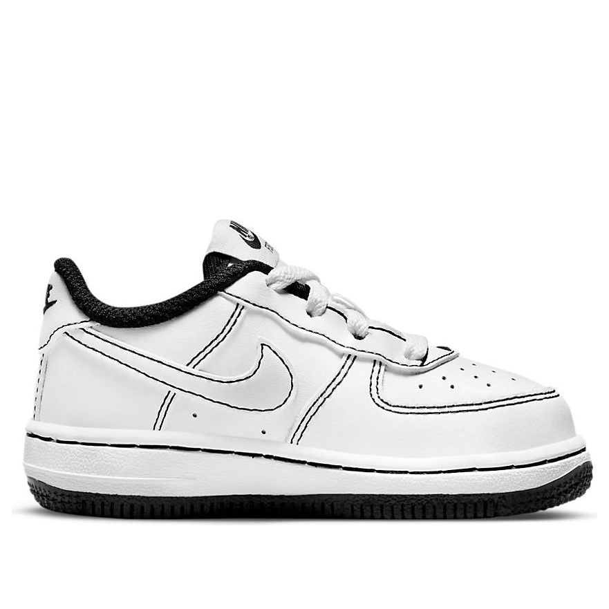 (TD) Nike Force 1 'Contrast Stitch - White Black' DC9671-104