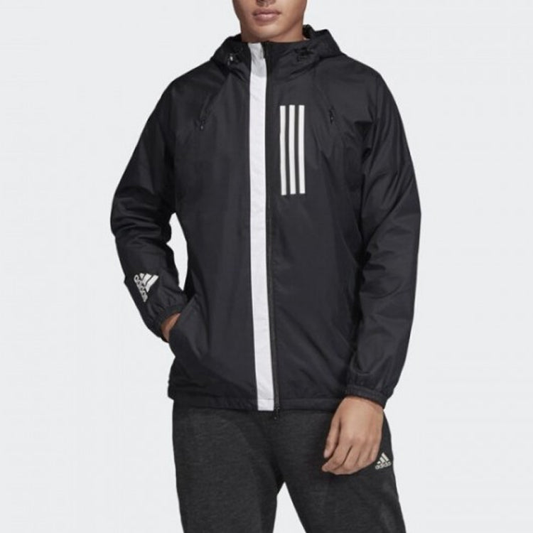 adidas Training Zipper Sports Jacket Black EK4624
