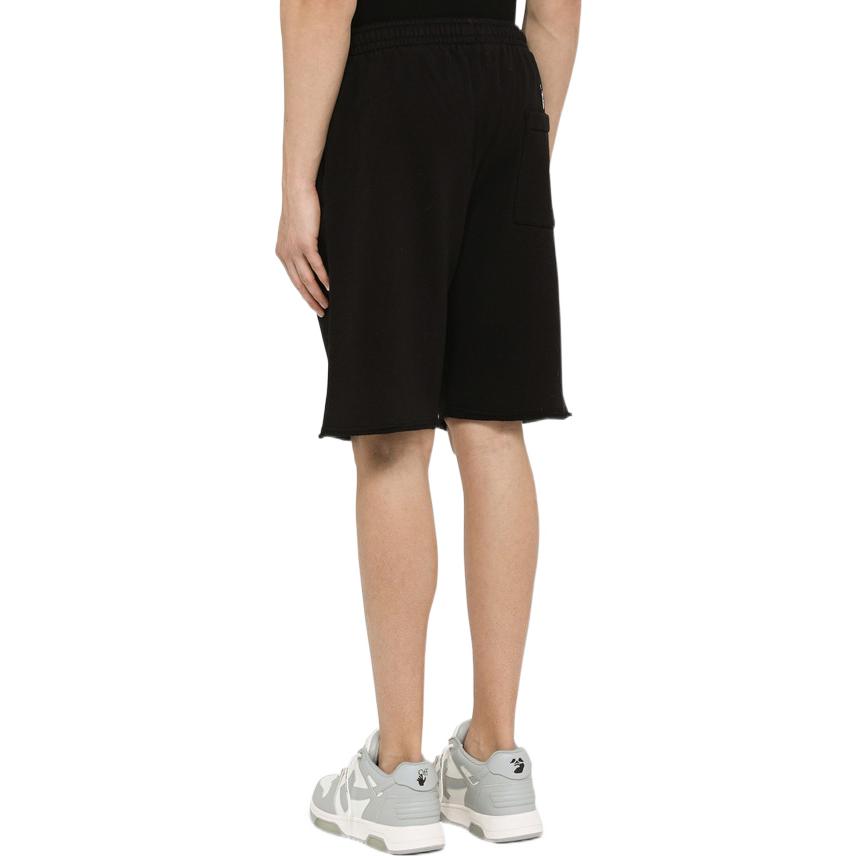 Men's Off-White SS22 Solid Color Shorts Version Black OMCI012C99FLE001DIAGPKT1001