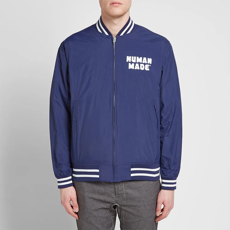 HUMAN MADE Unisex Long-sleeved Jacket Blue HM18JK003